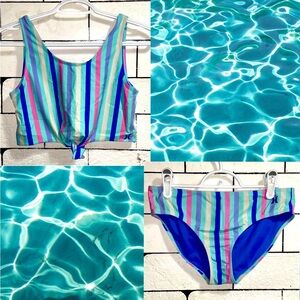 Hurley Two Piece Bathing Suit Sz Small